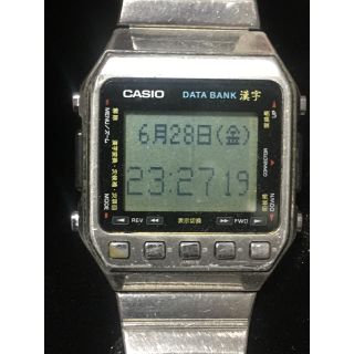 カシオ(CASIO)の激レア 漢字データバンク DATE BANK DKW-100 稼働品 付属品無(腕時計(デジタル))