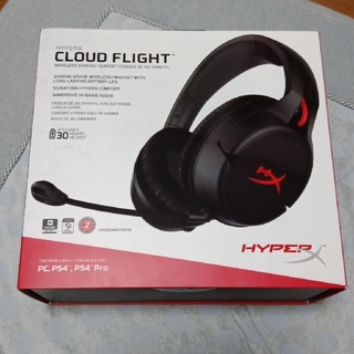 プレイステーション4(PlayStation4)のHyperX Cloud Flight ワイヤレスヘッドセット(ヘッドフォン/イヤフォン)