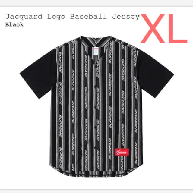 【XL】 Jacquard Logo Baseball Jersey 1