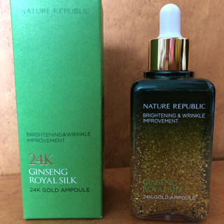 ネイチャーリパブリック(NATURE REPUBLIC)のNature Republic ジンセンローヤルシルク24Kゴールドアンプル(美容液)