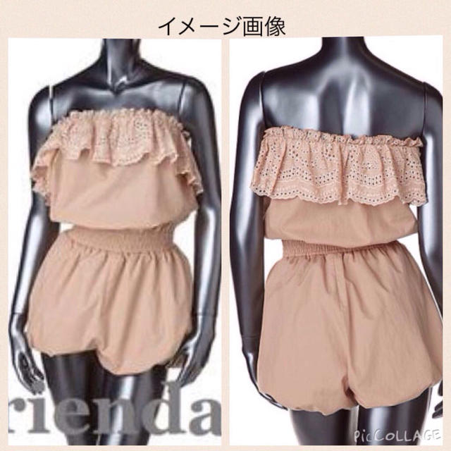 rienda(リエンダ)の💠新品タグ付riendaベアロンパース レディースのパンツ(オールインワン)の商品写真