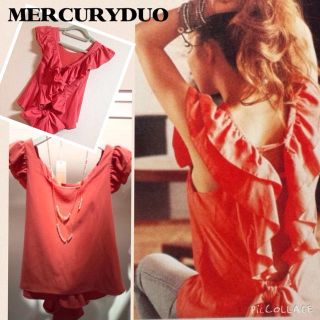 マーキュリーデュオ(MERCURYDUO)の💠MERCURYDUOバックフリル(シャツ/ブラウス(半袖/袖なし))