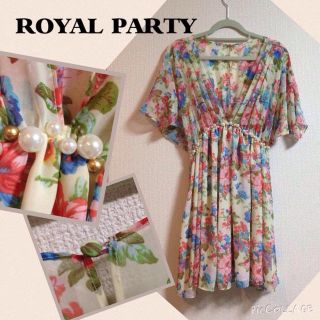 ロイヤルパーティー(ROYAL PARTY)の💠ROYAL PARTYパールワンピ(ひざ丈ワンピース)