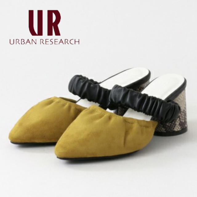 URBAN RESEARCH(アーバンリサーチ)の【URBAN RESEARCH】美品 パイソンヒール パンプス レディースの靴/シューズ(ハイヒール/パンプス)の商品写真