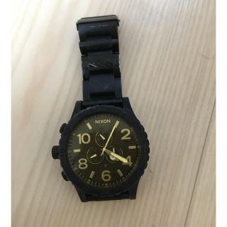 ニクソン(NIXON)の NIXON 腕時計 ブラック✖️ゴールド★(腕時計(アナログ))