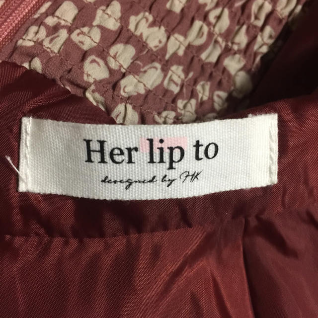 her lip to ワンピース チェリー 正規品 新品タグ付き S専用 3