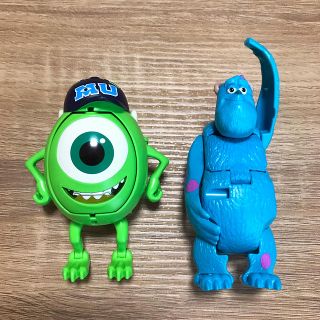 ディズニー(Disney)のモンスターズ・インク 卵型フィギュア【マイク&サリー】(キャラクターグッズ)