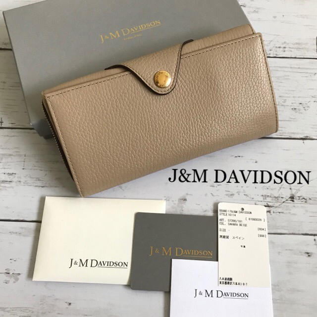 J&M DAVIDSON(ジェイアンドエムデヴィッドソン)の新品同様⭐️ 定価 78,840円／J&M DAVIDSON／レザーウォレット  レディースのファッション小物(財布)の商品写真