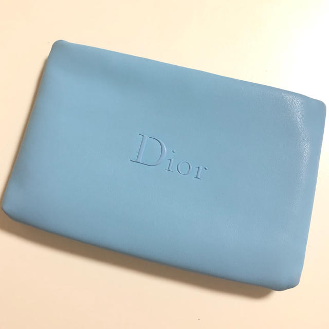 Dior(ディオール)のDior ディオール ノベルティ ポーチ ブルー 青 レディースのファッション小物(ポーチ)の商品写真