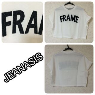 ジーナシス(JEANASIS)のJEANASIS♡ロゴカットソー (Tシャツ(半袖/袖なし))