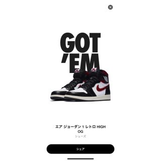 NIKE AIR JORDAN 1  GYM RED  サイズ 27.0(スニーカー)