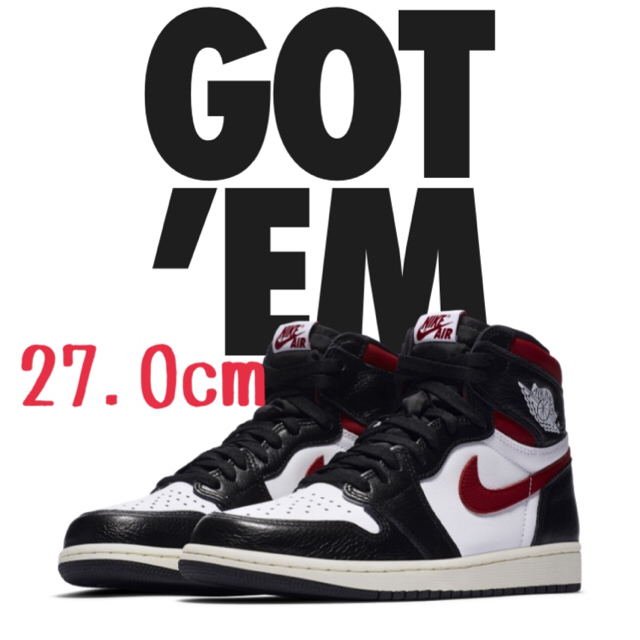 NIKE AIR JORDAN1 RETRO HIGH OG GYM RED