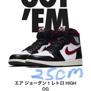 ナイキ(NIKE)のNIKE AIR JORDAN 1 RETRO HIGH OG 25cm(スニーカー)