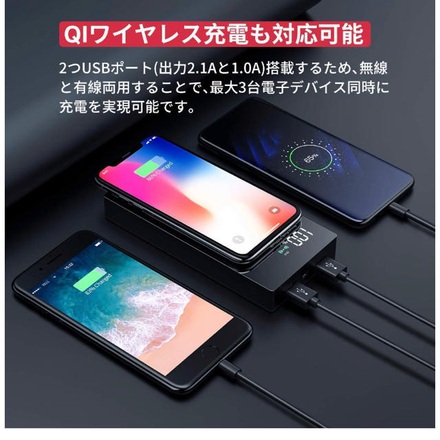 モバイルバッテリー 20000mAh