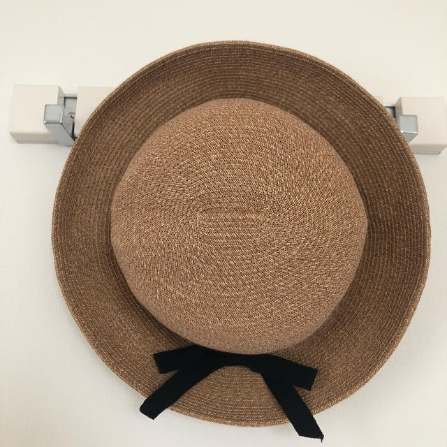 石田制帽 麦わら帽子 日本製 職人手作り 美品 レディースの帽子(麦わら帽子/ストローハット)の商品写真