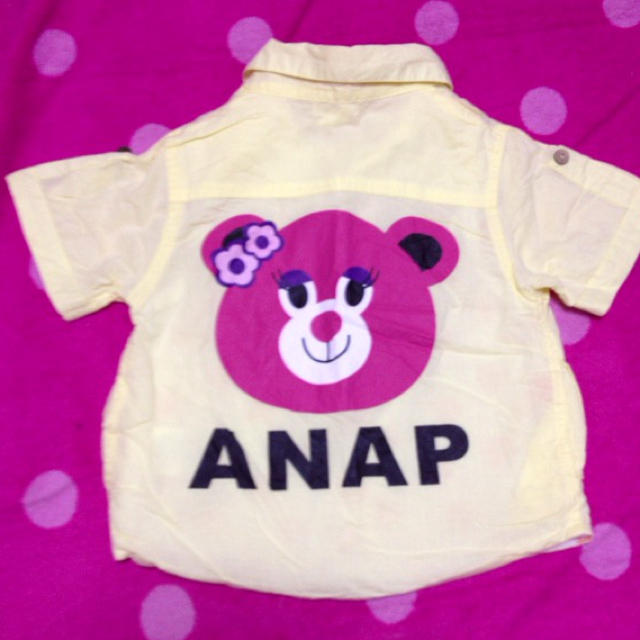 ANAP Kids(アナップキッズ)のANAP kids イエローシャツ キッズ/ベビー/マタニティのキッズ服女の子用(90cm~)(その他)の商品写真