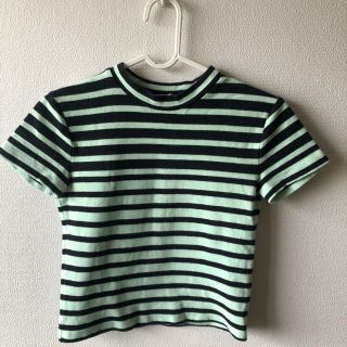 アレキサンダーワン(Alexander Wang)のT By Alexander Wang ボーダーTシャツ(Tシャツ(半袖/袖なし))