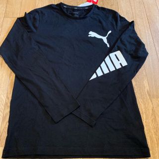 プーマ(PUMA)の新品 PUMA ロングTシャツ ロンT 黒(Tシャツ/カットソー(七分/長袖))