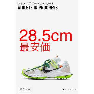 ナイキ(NIKE)の(最安値)NIKE × off white ZOOM TERRA KIGER 5(スニーカー)