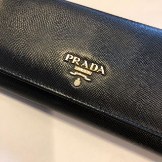 プラダ(PRADA)のプラダ 長財布 ブラック(財布)