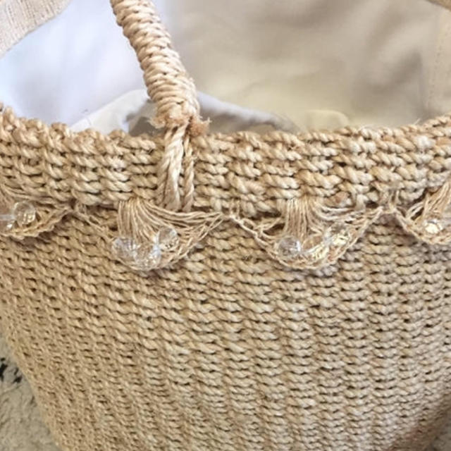 FRAGILE(フラジール)のフラジールアバカ編み天然素材 レディースのバッグ(かごバッグ/ストローバッグ)の商品写真
