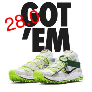 ナイキ(NIKE)のNIKE × off white ZOOM TERRA KIGER 5 28.0(スニーカー)