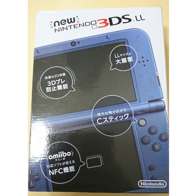 New３DS LL メタリックブルーゲームソフト/ゲーム機本体