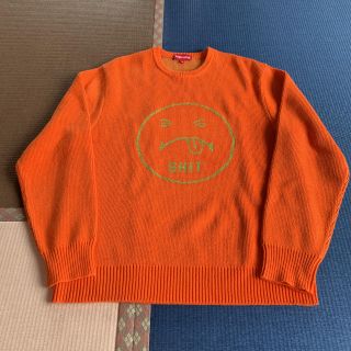 シュプリーム(Supreme)のsupreme シュプリーム シットセーター ニット オレンジ 17aw 新品(ニット/セーター)