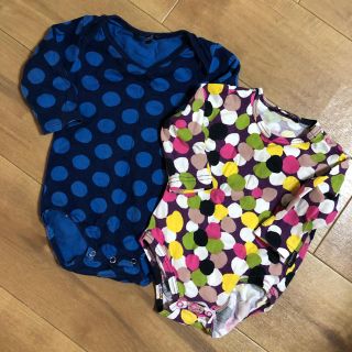 マリメッコ(marimekko)のマリメッコ ロンパース 2枚セット(ロンパース)