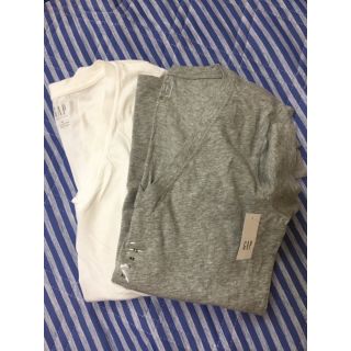 白T グレーT ２枚セット gap zara moussy (Tシャツ(半袖/袖なし))