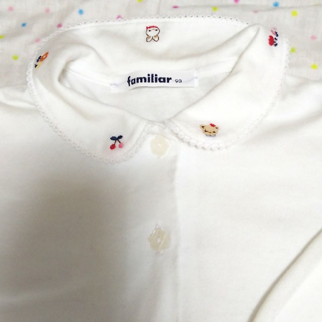 familiar(ファミリア)のファミリア 長袖シャツ  90 キッズ/ベビー/マタニティのキッズ服女の子用(90cm~)(Tシャツ/カットソー)の商品写真