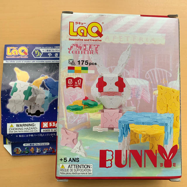 LaQ BUNNY (やぎ座コレクション付き) キッズ/ベビー/マタニティのおもちゃ(知育玩具)の商品写真