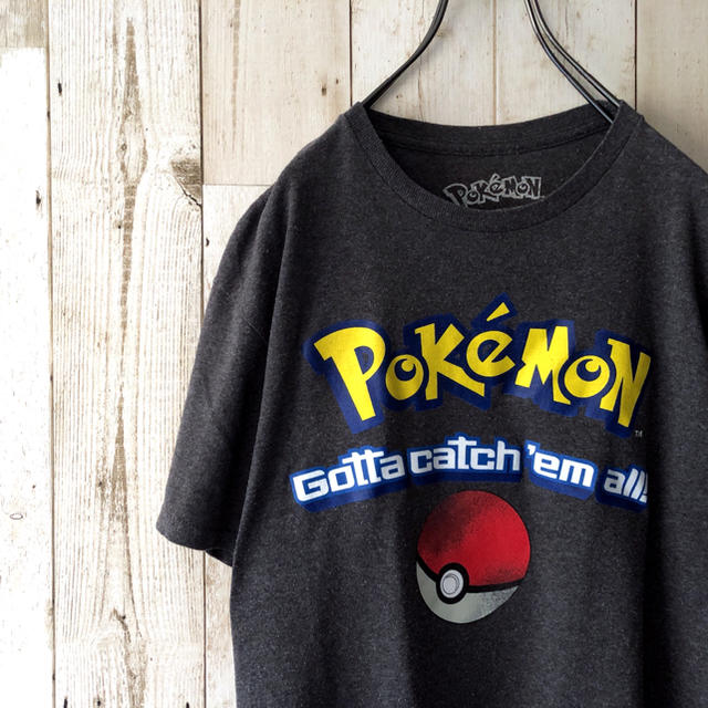 ポケモン(ポケモン)の激レア ポケモン 海外 ヴィンテージ Tシャツ ビッグ ロゴ ポケットモンスター メンズのトップス(Tシャツ/カットソー(半袖/袖なし))の商品写真