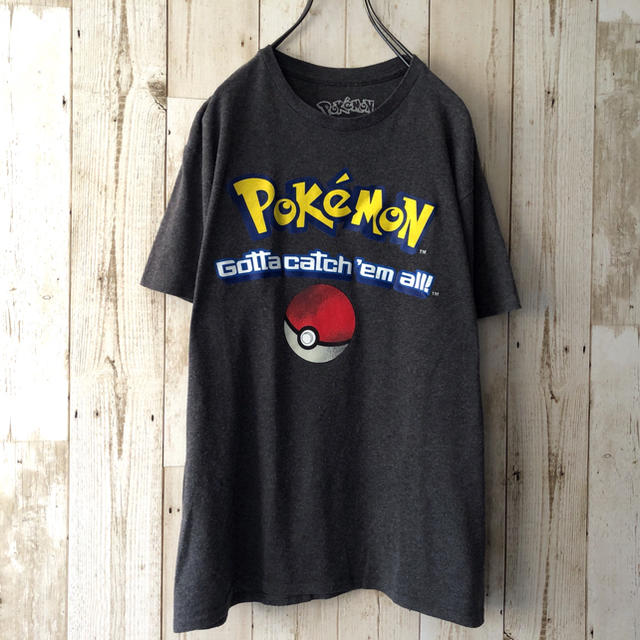 ポケモン(ポケモン)の激レア ポケモン 海外 ヴィンテージ Tシャツ ビッグ ロゴ ポケットモンスター メンズのトップス(Tシャツ/カットソー(半袖/袖なし))の商品写真