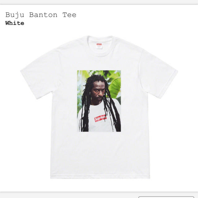 Supreme(シュプリーム)のSupreme Buju Banton Tee  Sサイズ White メンズのトップス(Tシャツ/カットソー(半袖/袖なし))の商品写真