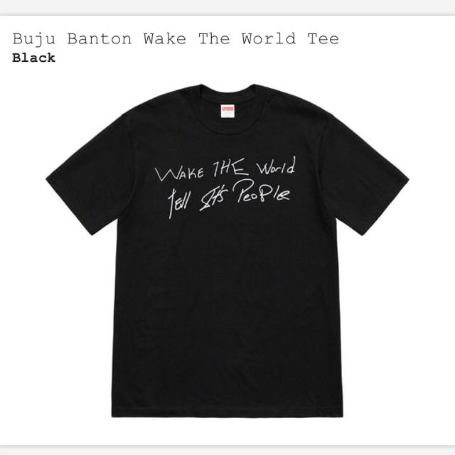 supreme wake the world tee L