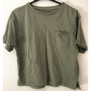 アースミュージックアンドエコロジー(earth music & ecology)のTシャツ カーキ(Tシャツ(半袖/袖なし))