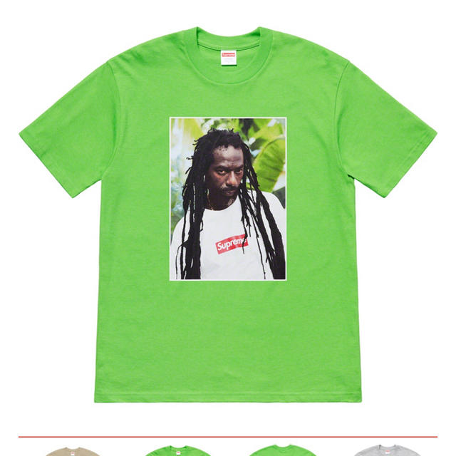 supreme Buju Banton Tee グリーン Mサイズトップス