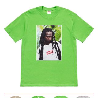 シュプリーム(Supreme)のsupreme Buju Banton Tee グリーン Mサイズ(Tシャツ/カットソー(半袖/袖なし))