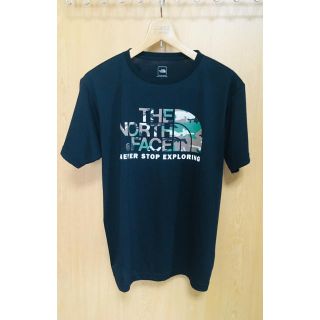 ザノースフェイス(THE NORTH FACE)のノースフェイス メンズ カモフラ迷彩ロゴTシャツ L ブラック(Tシャツ/カットソー(半袖/袖なし))