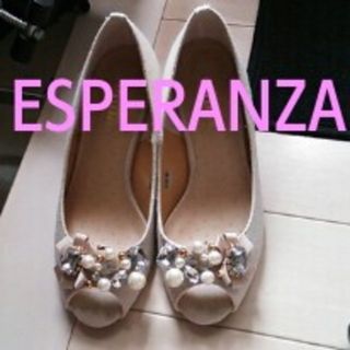 エスペランサ(ESPERANZA)のESPERANZAビジューパンプス(ハイヒール/パンプス)