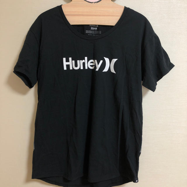 Hurley(ハーレー)のHurley 黒 星条旗 半袖Tシャツ レディースのトップス(Tシャツ(半袖/袖なし))の商品写真