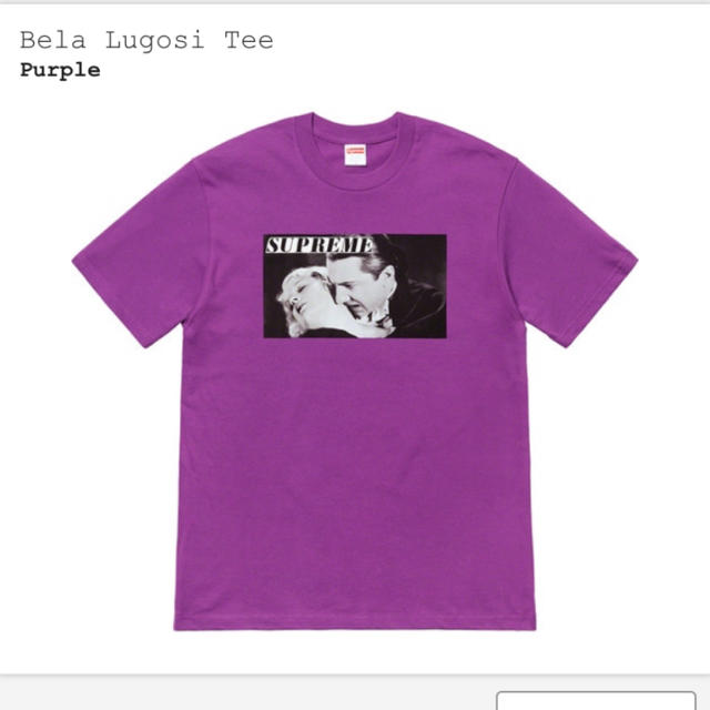 新品 Bela Lugosi Tee Purple Medium - Tシャツ/カットソー(半袖/袖なし)