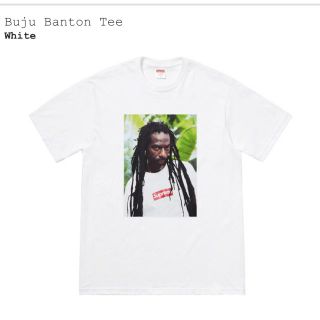 シュプリーム(Supreme)のsupreme  Buju Banton Tee White M 白(Tシャツ/カットソー(半袖/袖なし))