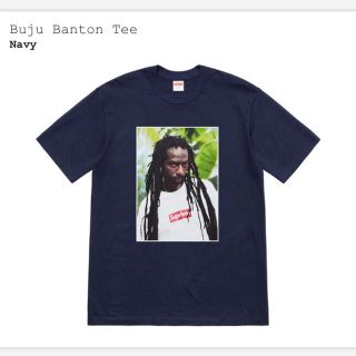 シュプリーム(Supreme)の紺 Navy Mサイズ Buju Banton Tee サマー Tシャツ フォト(Tシャツ/カットソー(半袖/袖なし))