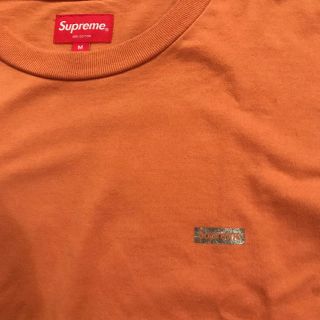 シュプリーム(Supreme)のsupreme シュプリーム メタリックロゴ スモールボックス ロンT(Tシャツ/カットソー(七分/長袖))