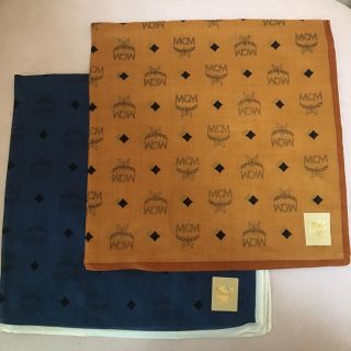 エムシーエム(MCM)の⑤新品☆MCM 大判ハンカチ 2枚セット(ハンカチ)