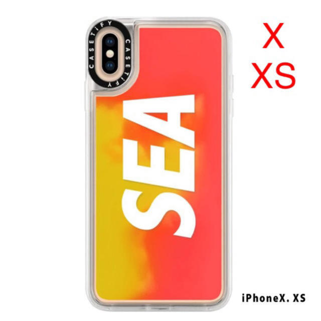 WIND AND SEA iPhone case ケース Ⅹ XS オレンジ