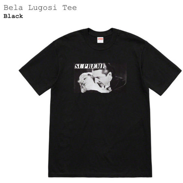 Supreme(シュプリーム)の最安値！Bela Lugosi Tee ブラック 黒 XL メンズのトップス(Tシャツ/カットソー(半袖/袖なし))の商品写真