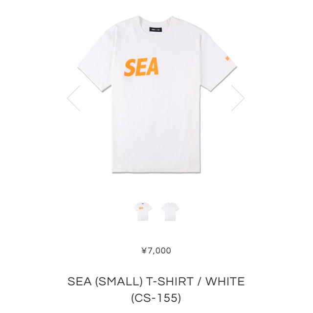 windandsea オレンジ ホワイト tシャツ mサイズ 新品未使用品